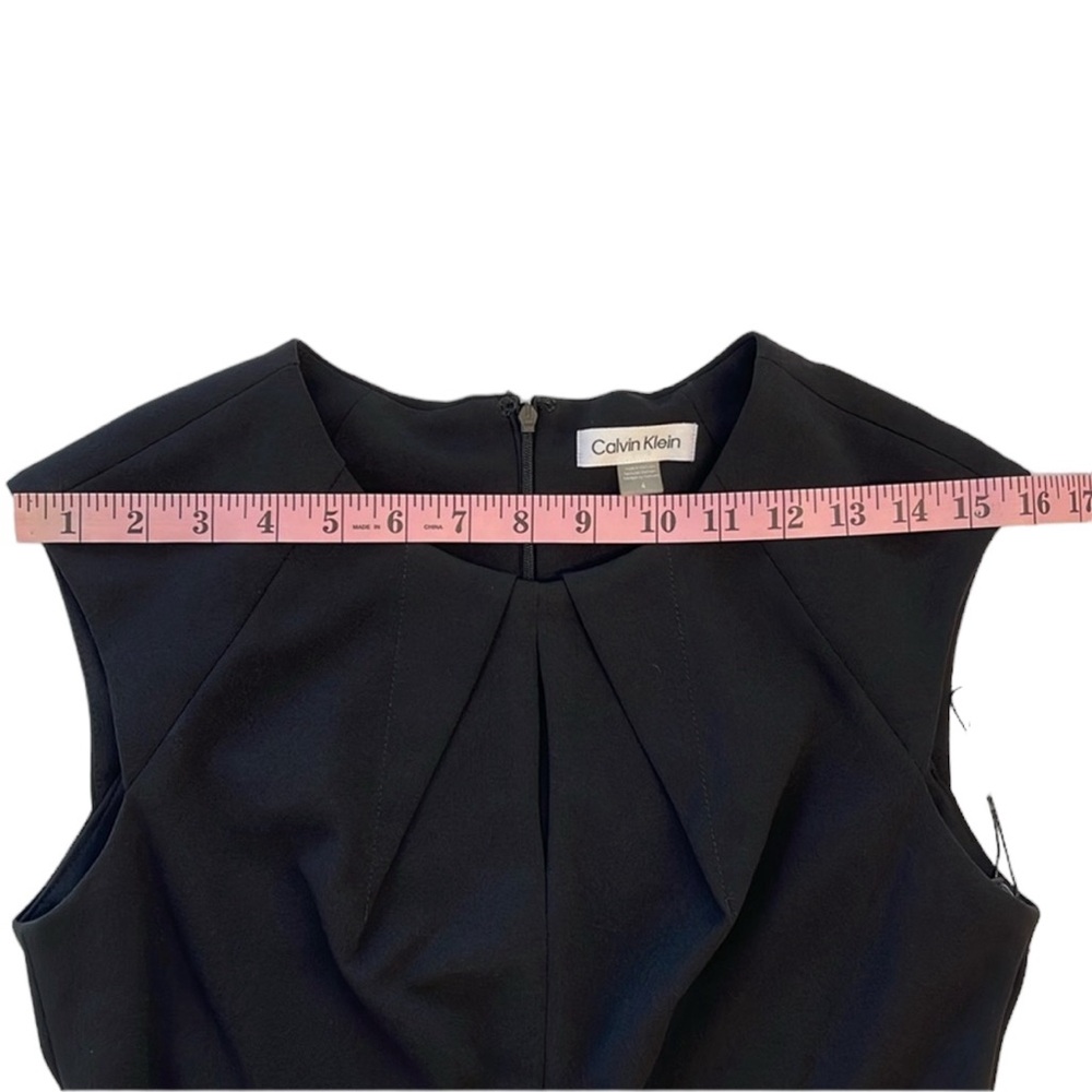 Calvin Klein Dress Sleeveless Black Size 4 NWT - Picture 12 of 17